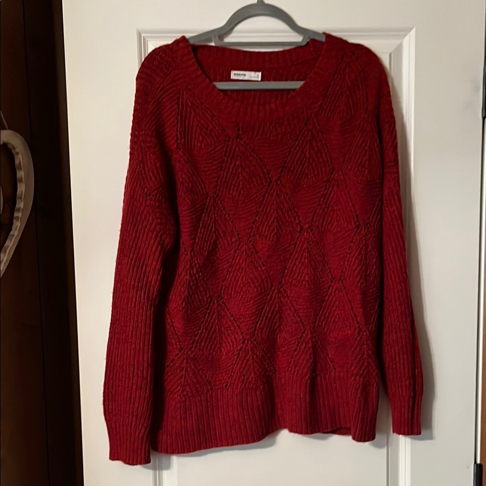 Sonoma-Red Sweater